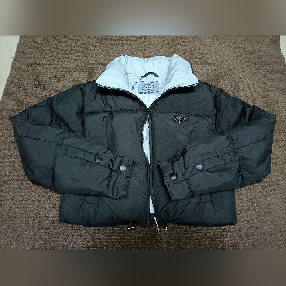 Prada Re-Nylon cropped down jacket